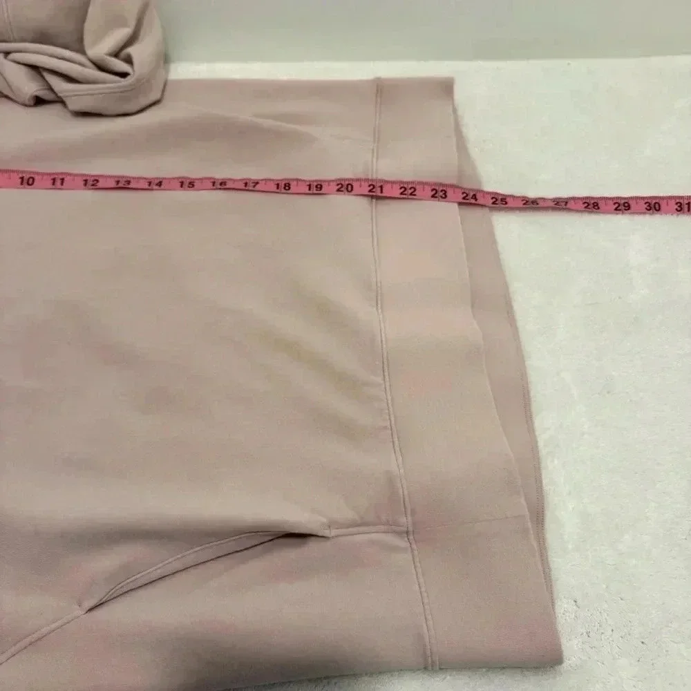 Lululemon Go Forward Blush Pink Pullover‎ Turtleneck Sweatshirt Size 8